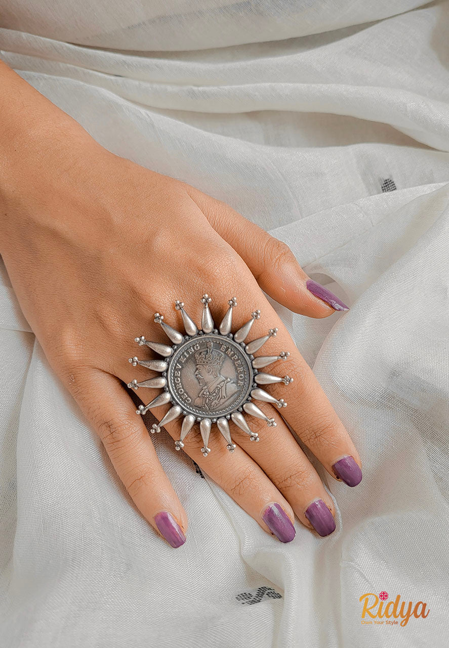 Victorian Coin Classic Ring