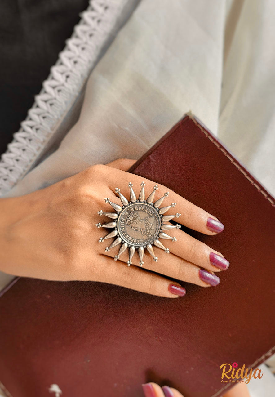 Victorian Coin Classic Ring