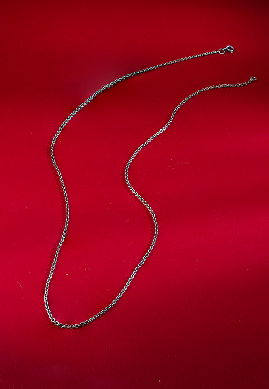 925 Silver Necklace-Classic Link Chain (1) Ridya Fashions